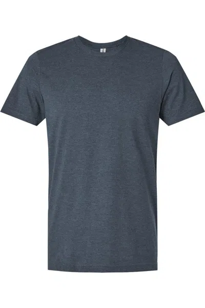 Tultex Combed Cvc T-shirt In Blue