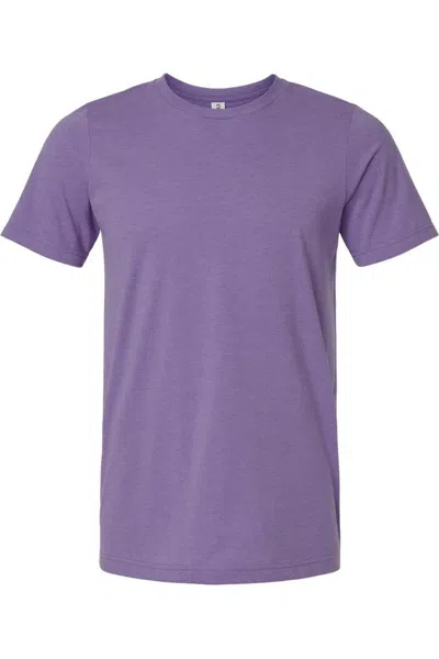 Tultex Combed Cvc T-shirt In Purple