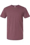 Tultex Combed Cvc T-shirt In Red