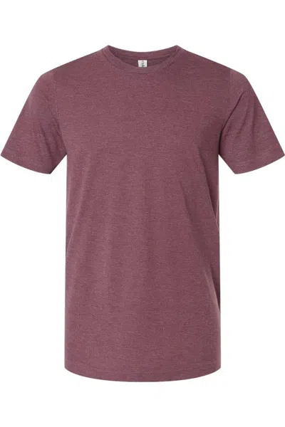 Tultex Combed Cvc T-shirt In Red
