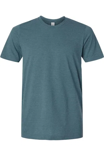 Tultex Combed Cvc T-shirt In Blue