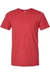 Tultex Combed Cvc T-shirt In Red
