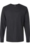 Tultex Fine Jersey Long Sleeve T-shirt In Black