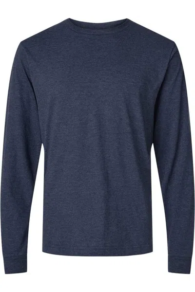 Tultex Fine Jersey Long Sleeve T-shirt In Multi