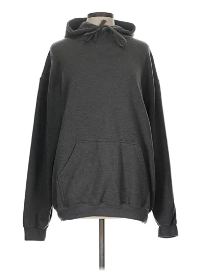 Pre-owned Tultex Pullover Hoodie In Gray