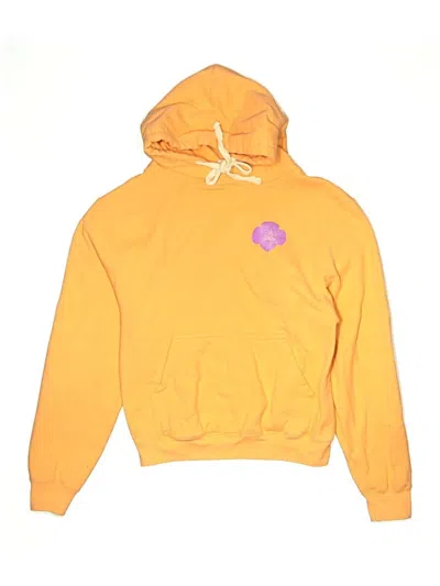 Pre-owned Tultex Kids' Pullover Hoodie In Yellow