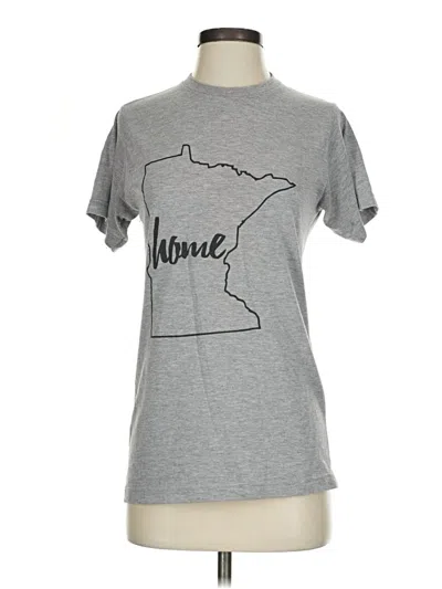 Pre-owned Tultex Short Sleeve T-shirt In Gray