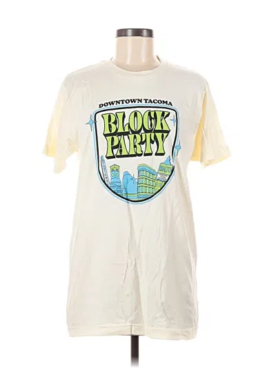 Pre-owned Tultex Short Sleeve T-shirt In White