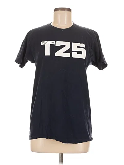 Pre-owned Tultex Short Sleeve T-shirt In Black