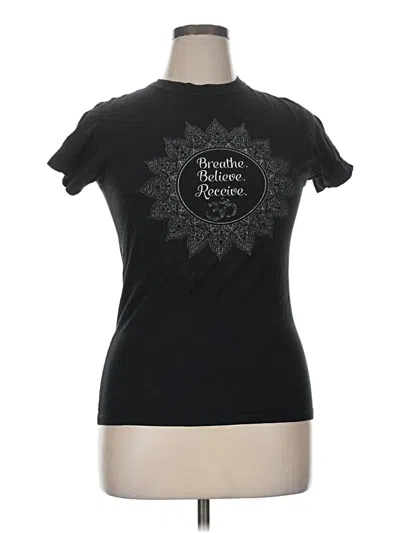 Pre-owned Tultex Short Sleeve T-shirt In Black