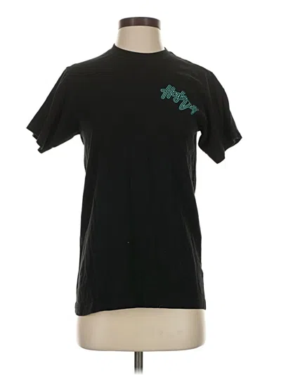 Pre-owned Tultex Short Sleeve T-shirt In Black