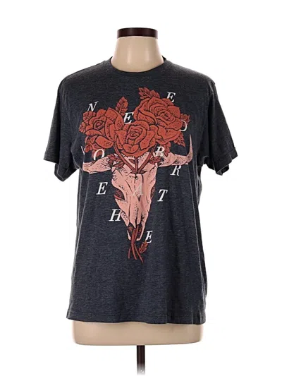 Pre-owned Tultex Short Sleeve T-shirt In Gray