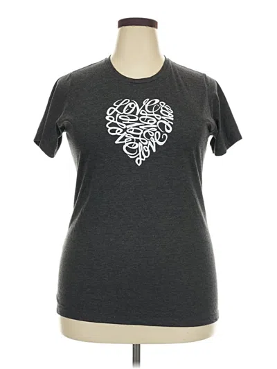 Pre-owned Tultex Short Sleeve T-shirt In Gray