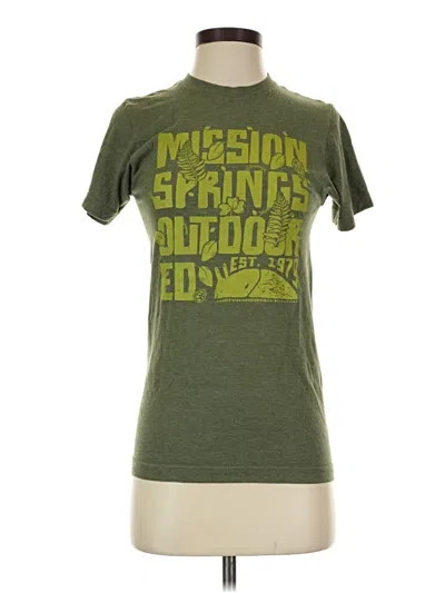 Pre-owned Tultex Short Sleeve T-shirt In Green