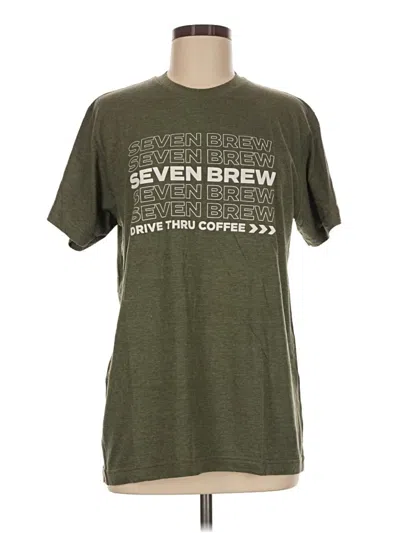 Pre-owned Tultex Short Sleeve T-shirt In Green