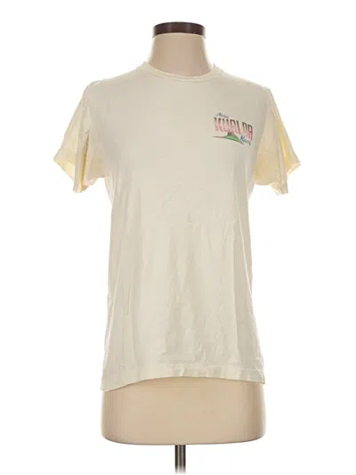 Pre-owned Tultex Short Sleeve T-shirt In Ivory