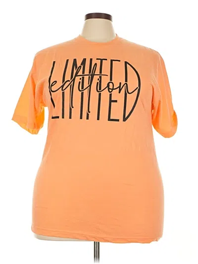 Pre-owned Tultex Short Sleeve T-shirt In Orange