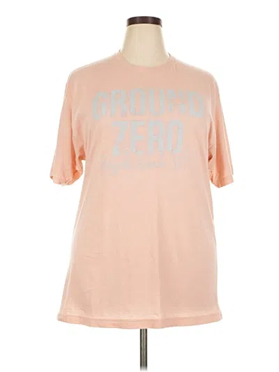 Pre-owned Tultex Short Sleeve T-shirt In Pink