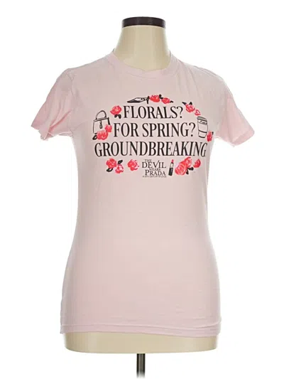 Pre-owned Tultex Short Sleeve T-shirt In Pink