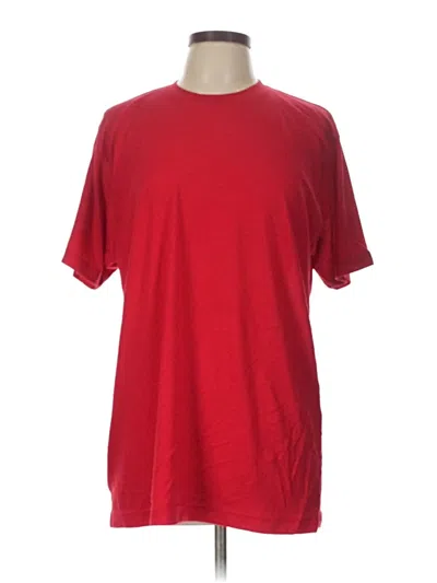 Pre-owned Tultex Short Sleeve T-shirt In Red