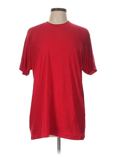 Pre-owned Tultex Short Sleeve T-shirt In Red