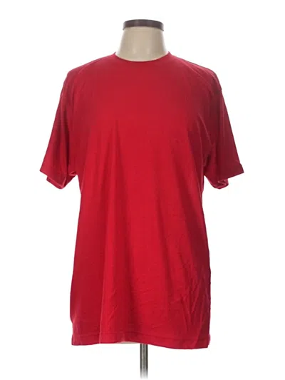Pre-owned Tultex Short Sleeve T-shirt In Red