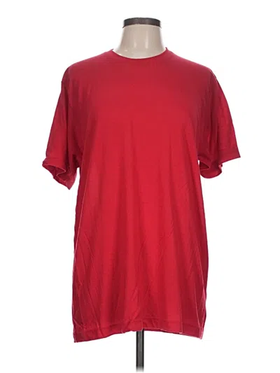 Pre-owned Tultex Short Sleeve T-shirt In Red