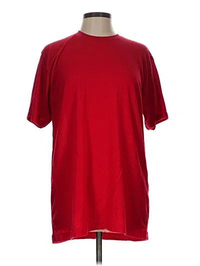 Pre-owned Tultex Short Sleeve T-shirt In Red