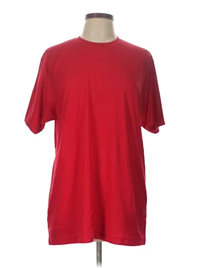 Pre-owned Tultex Short Sleeve T-shirt In Red