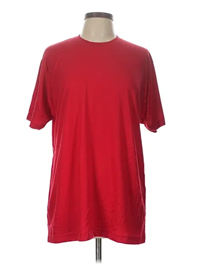 Pre-owned Tultex Short Sleeve T-shirt In Red