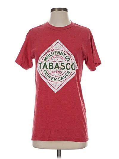 Pre-owned Tultex Short Sleeve T-shirt In Red