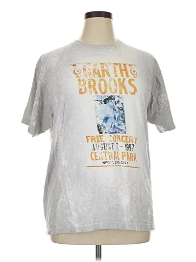 Pre-owned Tultex Short Sleeve T-shirt In Silver