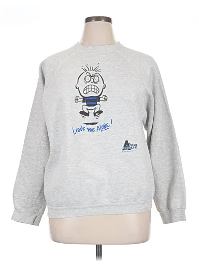 Pre-owned Tultex Sweatshirt In Silver