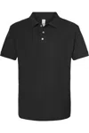 Tultex Unisex 50/50 Sport Polo In Black