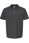 Tultex Unisex 50/50 Sport Polo In Grey