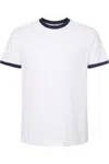 Tultex Unisex Fine Jersey Ringer T-shirt In Multi