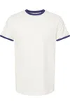 Tultex Unisex Fine Jersey Ringer T-shirt In Multi