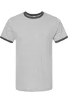 Tultex Unisex Fine Jersey Ringer T-shirt In Multi