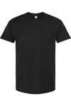 Tultex Unisex Fine Jersey T-shirt In Black