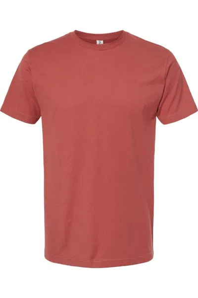 Tultex Unisex Fine Jersey T-shirt In Brown