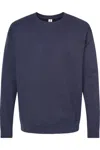 Tultex Unisex Fleece Crewneck Sweatshirt In Blue