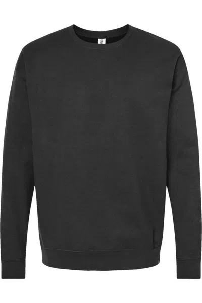 Tultex Unisex Fleece Crewneck Sweatshirt In Gray