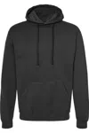 Tultex Unisex Fleece Hooded Sweatshirt In Black