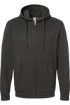 Tultex Unisex Full-zip Hooded Sweatshirt In Multi