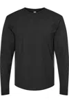 Tultex Unisex Jersey Long Sleeve T-shirt In Black