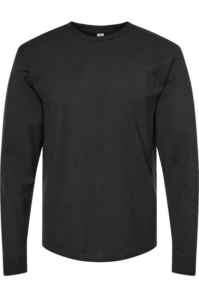 Tultex Unisex Jersey Long Sleeve T-shirt In Black