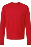 Tultex Unisex Jersey Long Sleeve T-shirt In Red