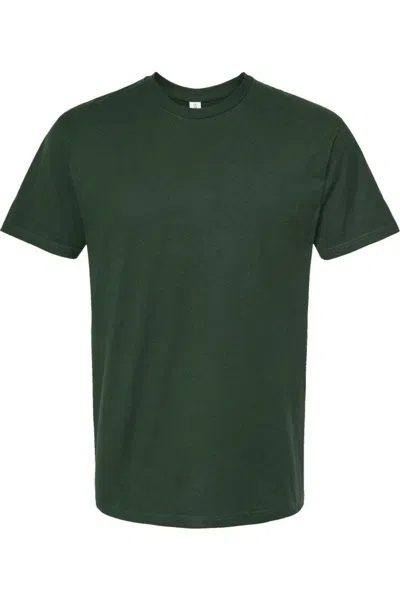 Tultex Unisex Jersey T-shirt In Green