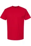 Tultex Unisex Heavyweight Pocket T-shirt In Red