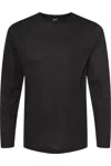 Tultex Unisex Poly-rich Long Sleeve T-shirt In Black